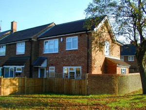 Extension on existing property to create new home