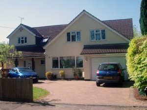 Double storey extension
