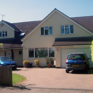 Double storey extension