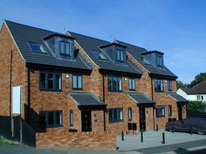 Bungalow on corner plot converted to three new homes in Hemel Hempstead.