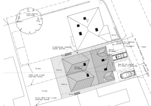 architect drawings of semi detached new build property in Hemel Hempstead